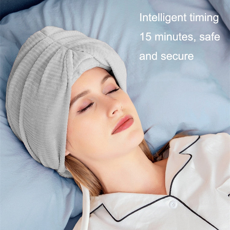 K2009 Air Wave Head Massage Device Heating Compress Airbag Home Sleep Massage Instrument(Pink)