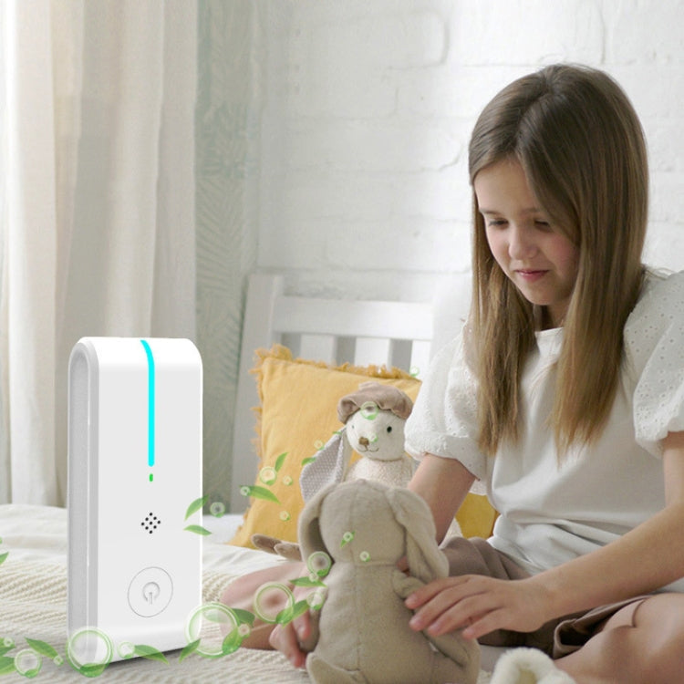 JHQ-12S Negative Ion Formaldehyde Removal Air Purifier Room Deodorizer, Spec: EU Plug(Black)