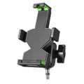 A04 Metal Motorcycle Mobile Phone Navigation Bracket Bicycle Frame Multifunctional Car Fixed Clamp(M10 Ball Header Installation Model)