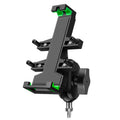 A02 Motorcycle Mobile Phone Navigation Bracket Car Riding Anti-shock Aluminum Alloy Rack(M8 Ball Header Installation Model)