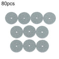 80pcs Small Grinding Wheel Sanding Blade Mini Sanding Machine Accessories, Color: Green