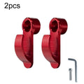 2pcs Motorcycle Modified Helmet Hook Scooter Side Storage Hook(Red)
