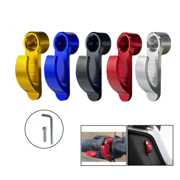 2pcs Motorcycle Modified Helmet Hook Scooter Side Storage Hook(Silver)