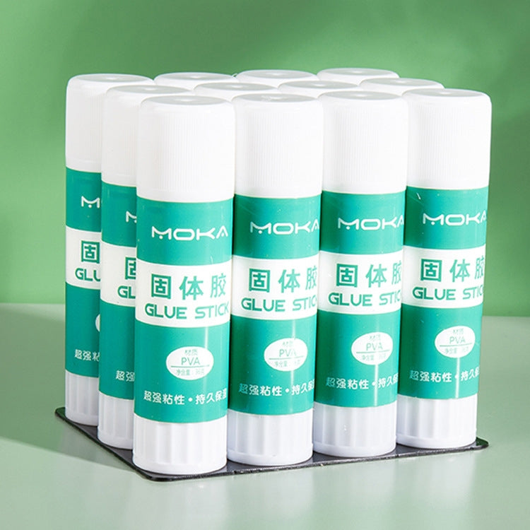 12pcs 36g MOKA Solid Glue Student Stationery Children Handmade Solid Glue Stick
