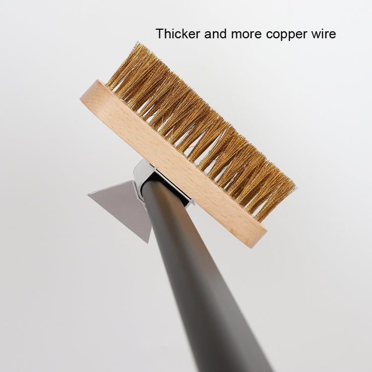 Thickened Oven Brush Home Transfer Shovel Oven Brush(40cm Alloy Handle)