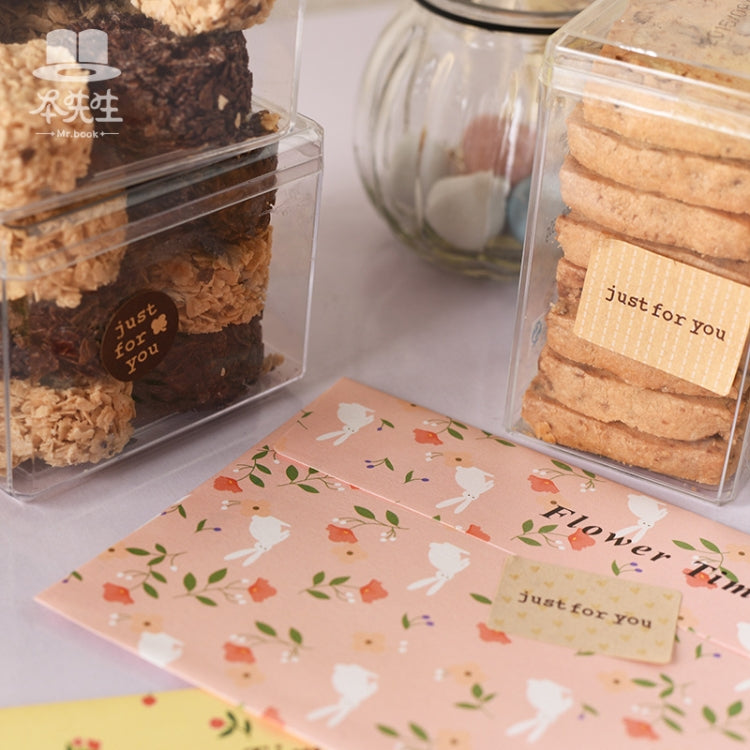 10sheets Love Cake Stickers Baking Stickers Leather Paper Sealing Stickers