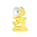 Mini Table Lamp Desktop DIY Ornaments Folding Night Light(Dinosaur Yellow)