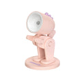 Mini Table Lamp Desktop DIY Ornaments Folding Night Light(Dinosaur Pink)