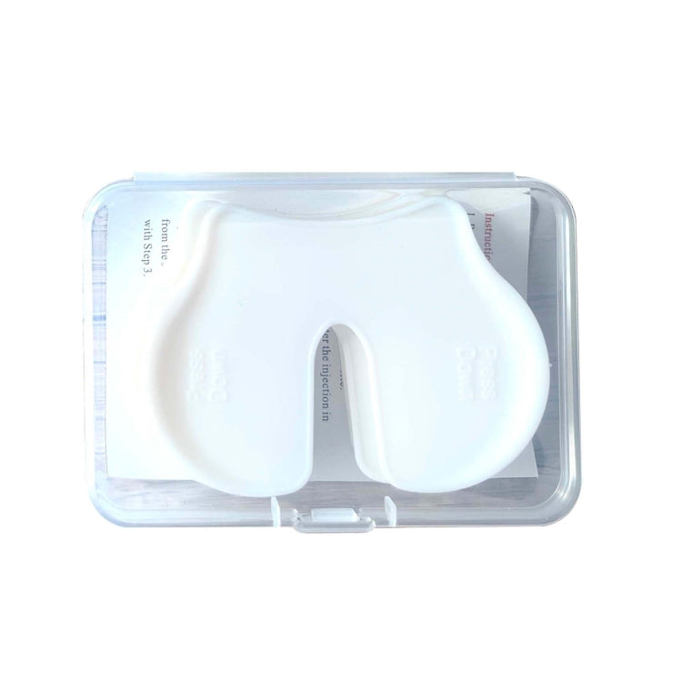 4pcs/set Injection Aid Tablet Press Firmly Can Relieve Pain Pain Blocker Device(White)