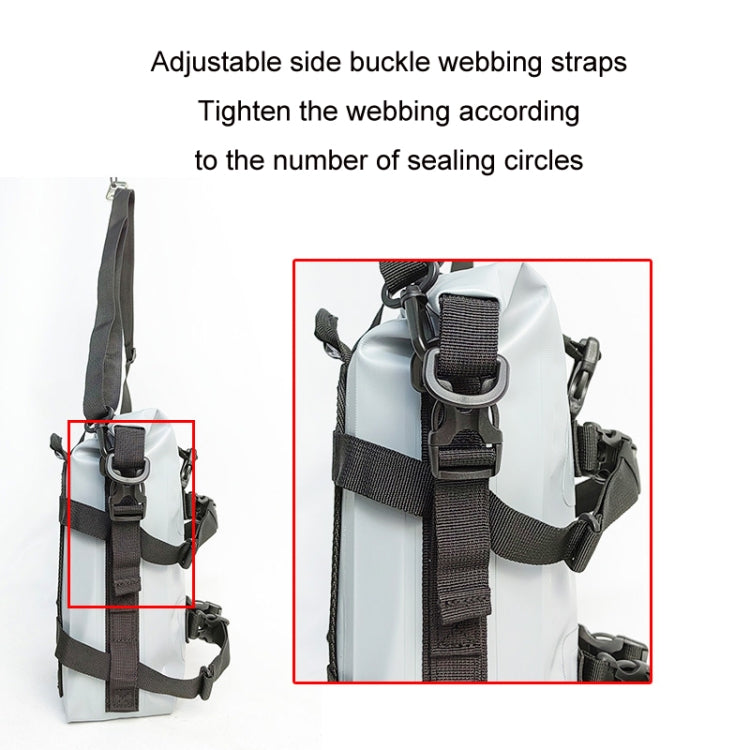 LONGHIKER Motorcycle Quick Release Waterproof Bumper Side Bag(Black)