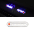 Motorcycle Electric Car Anti-Rear Collision Solar Strobe Warning Light, Specification: Blue Light
