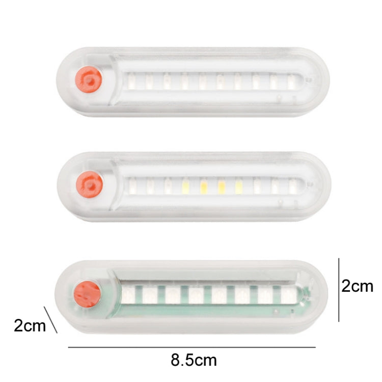 Motorcycle Electric Car Anti-Rear Collision Solar Strobe Warning Light, Specification: Blue Light