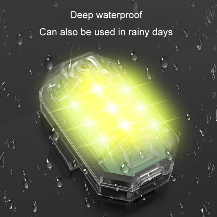 Remote Control LED Car Modified Electric Car Warning Tail Light, Specification: 2 Light +1 RC