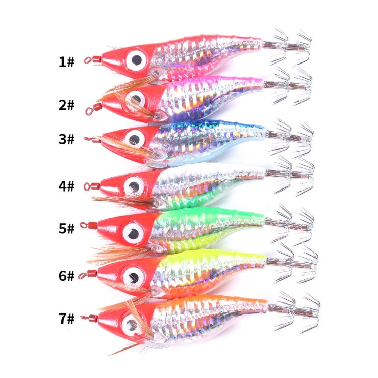 HENGJIA SJ023 Luminous Horizontal Shrimp Squid Hook Bionic Bait, Size: 10cm 9g(7)