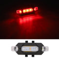 Motorcycle Bicycle Charging Strobe Decorative Warning Tail Light(Red Light)
