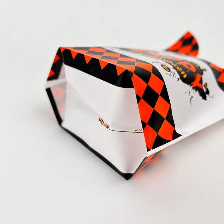 50pcs /Pack Halloween Packaging Bags Candy Snacks Treat Bags, Size: 13.5x22cm(Little Zombie)