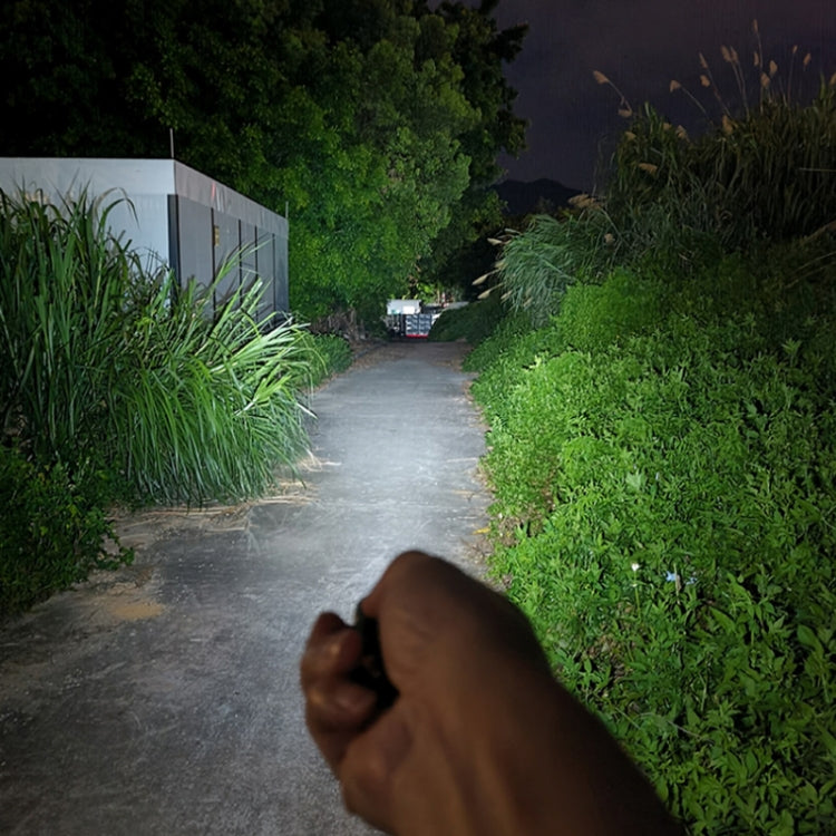 V3 Keychain Light USB Rechargeable Strong Light Mini Flashlight(Fluorescent White)