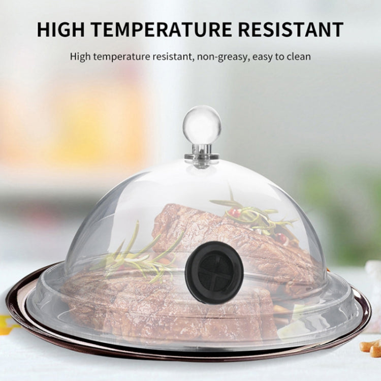 Cocktail Acrylic Smoker Hood Kitchen Cooking Hood(Transparent)