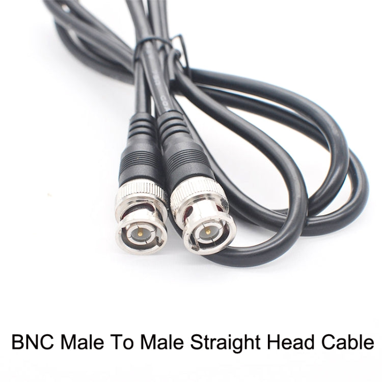 BNC Male To Male Straight Head Cable Coaxial Cable Video Jumper, Length: 1.5m