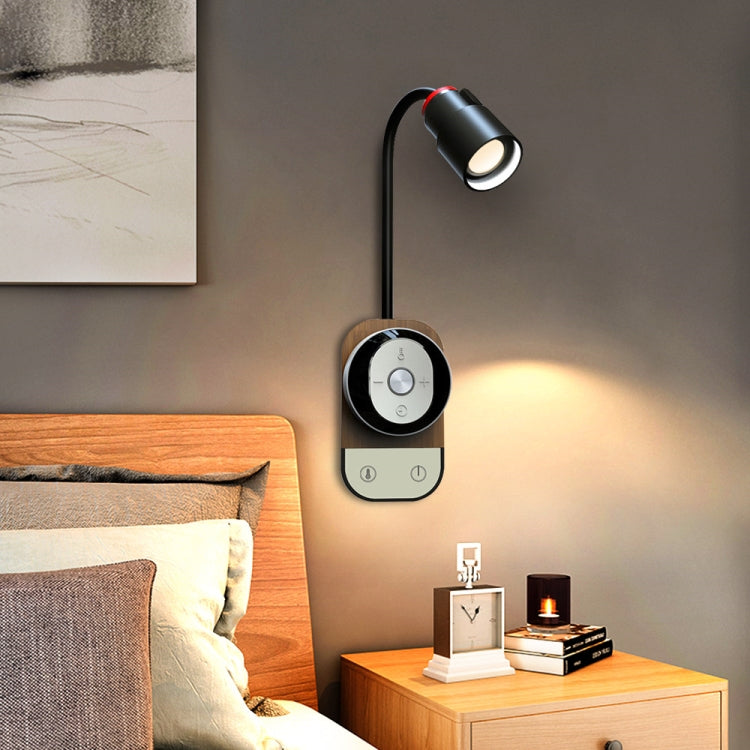 2700-6500K LED Bedside Table Lamp Eye Protection Magnetic Suction Night Light Wall Lamp(White)