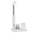 X5 15W Wireless Charging Folding Desk Lamp Phone Stand with Pen Holder(White)