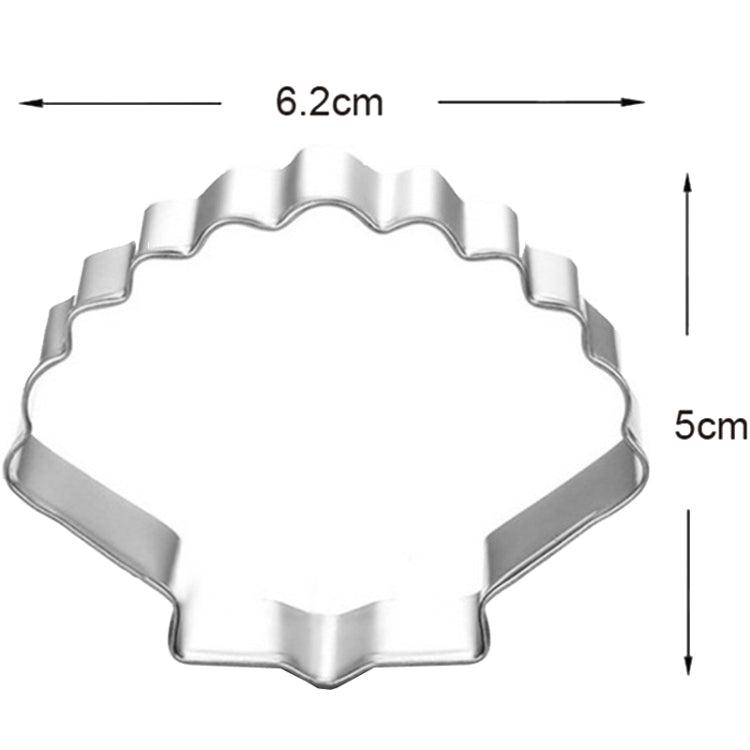3 in 1  Ocean Series Seahorse Starfish Shell Baking Moulds Flip Sugar Cookie Mould