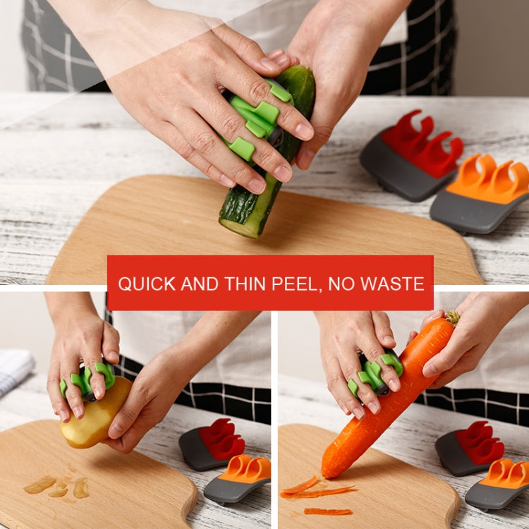 Palm Hand Peeler For Potato, Fruit, Kitchen Vegetable Peeler(Green)