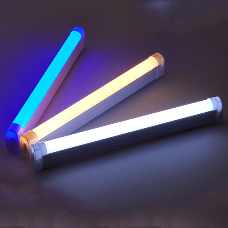 32cm Handheld Light Stick Three-color Changing Light USB Rechargeable Emergency Light Tube Fill Light 1800 mAh, Color: White Warm Light