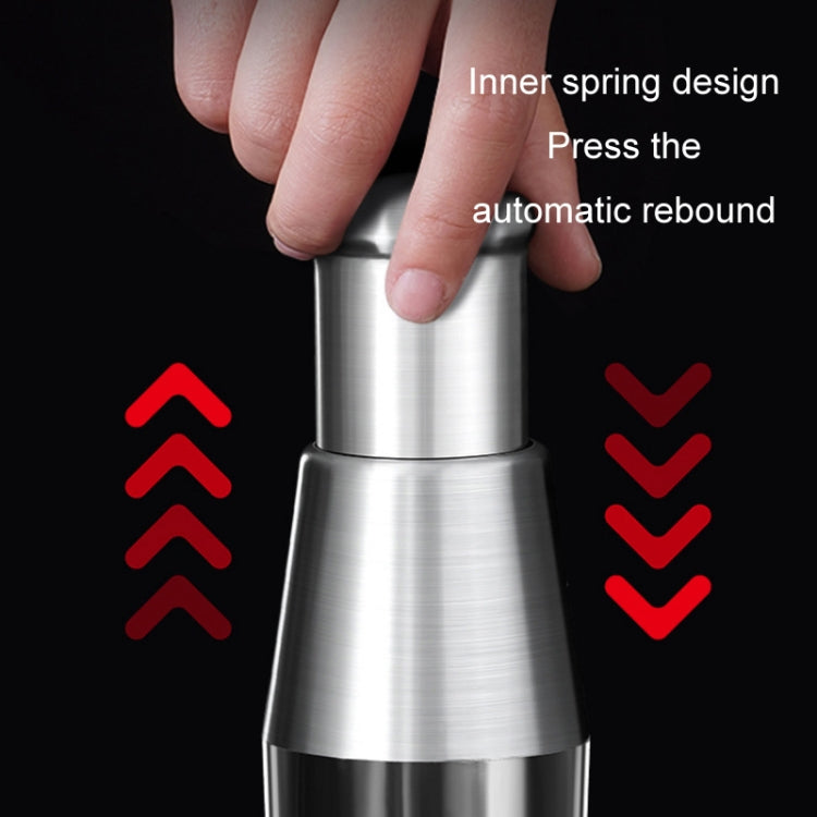 Press Kitchen Cutter Garlic Onion Pat Knife, Specification: Stainless Steel Black
