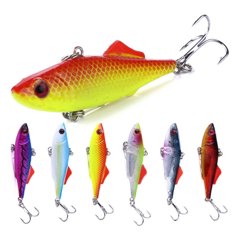 HENGJIA VI032 Full Swimming Layer VIB Fake Bait Plastic Fish Bait, Size: 7cm 16.5g(3)