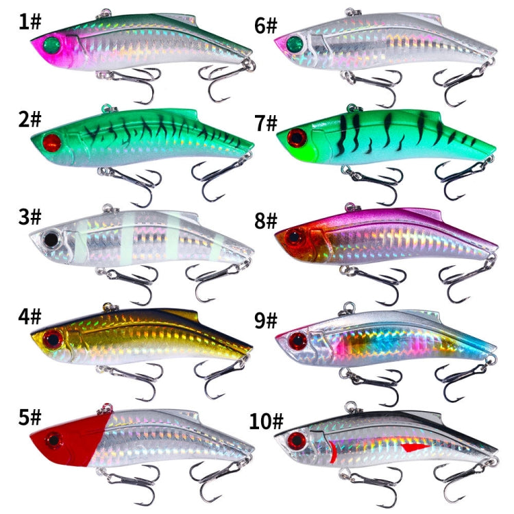HENGJIA VI025 Submerged Trembling Swimming VIB Lure Plastic Fake Bait, Size: 9cm 28g(10)