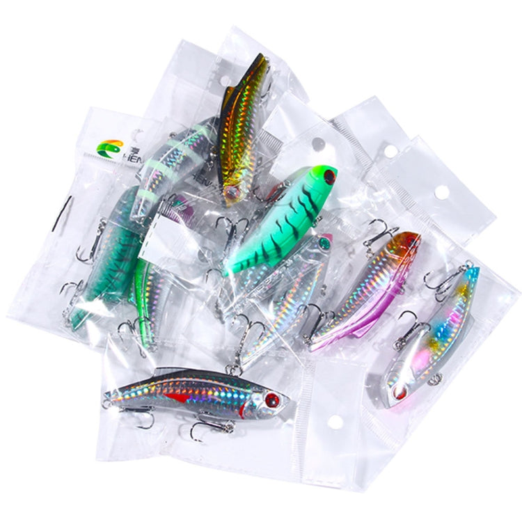 HENGJIA VI025 Submerged Trembling Swimming VIB Lure Plastic Fake Bait, Size: 9cm 28g(10)