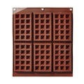 Silicone Baking Tools Cookie Chocolate Waffle Cake Mold,Style: 6-grid Waffle Mold