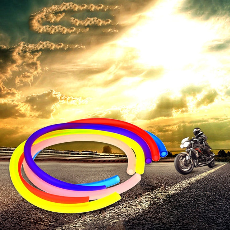 TF-1795 18m/roll Motorcycle Modification Accessories Colorful Gasoline Pipe(Pink)