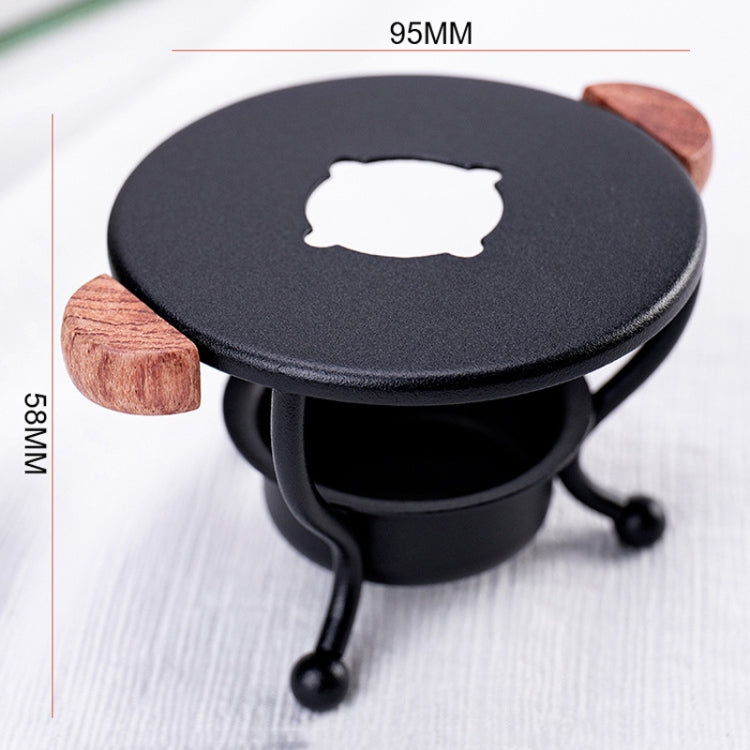 Seal Wax Warmer Tealight Candle Warmer Vintage Candle Holder(Black)