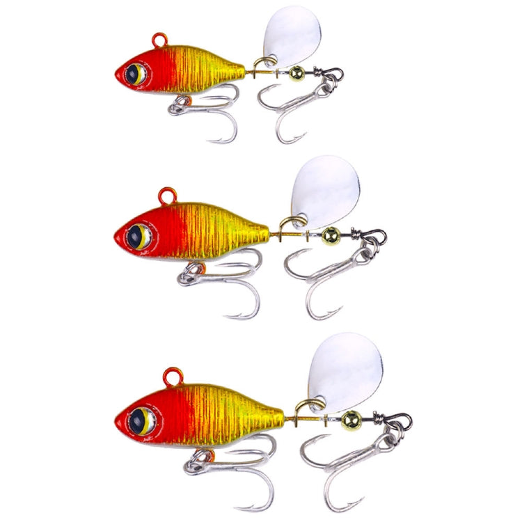 HENGJIA Submerged VIB Fake Lures Sequin Lures, Size: 4.8cm 7g(4)