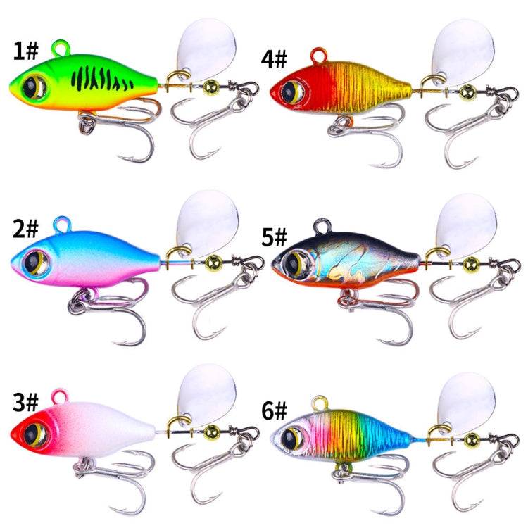 HENGJIA Submerged VIB Fake Lures Sequin Lures, Size: 5.8cm 14g(2)