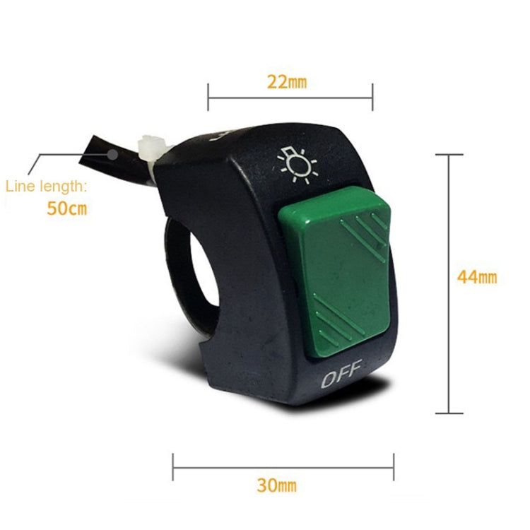 TF-1796 Electric Motorcycle Retrofit Accessories Double Flash Warning Light Switch(Random Color Delivery)