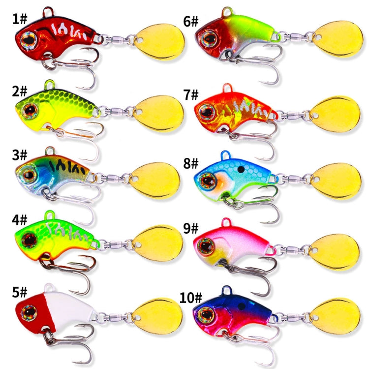 HENGJIA VIB035 Small Whirlwind Sequins Fake Bait Sinking Water VIB Lure, Size: 13g(9)