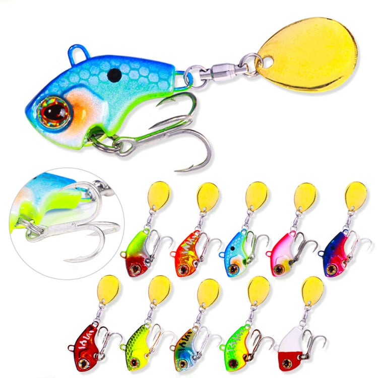 HENGJIA VIB035 Small Whirlwind Sequins Fake Bait Sinking Water VIB Lure, Size: 22g(6)