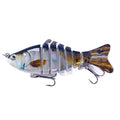 HENGJIA JM062 7 Section Fish Fake Lures VIB Minnow Fishing Lures, Size: 10cm 15g(1)