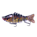 HENGJIA JM062 7 Section Fish Fake Lures VIB Minnow Fishing Lures, Size: 10cm 15g(6)