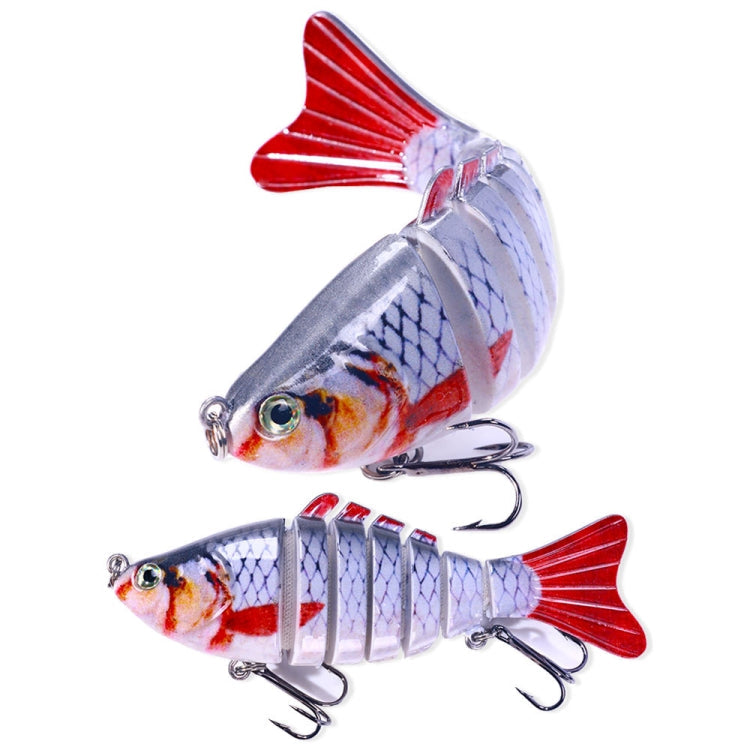HENGJIA JM062 7 Section Fish Fake Lures VIB Minnow Fishing Lures, Size: 10cm 15g(5)