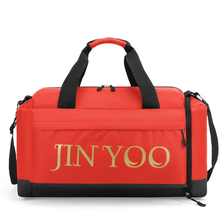Waterproof Large-capacity Travel Bag Dry and Wet Separation Sports Bag(Red)