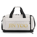 Waterproof Large-capacity Travel Bag Dry and Wet Separation Sports Bag(Beige)