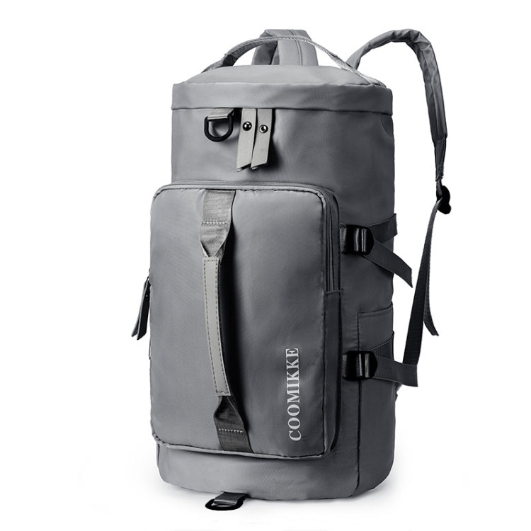 Multifunctional Travel Backpack Large Capacity Portable Drum Bag Sports Bag(Grey)