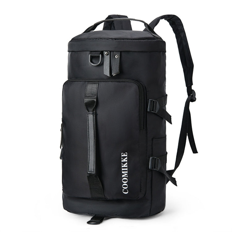 Multifunctional Travel Backpack Large Capacity Portable Drum Bag Sports Bag(Black)