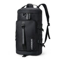Multifunctional Travel Backpack Large Capacity Portable Drum Bag Sports Bag(Black)