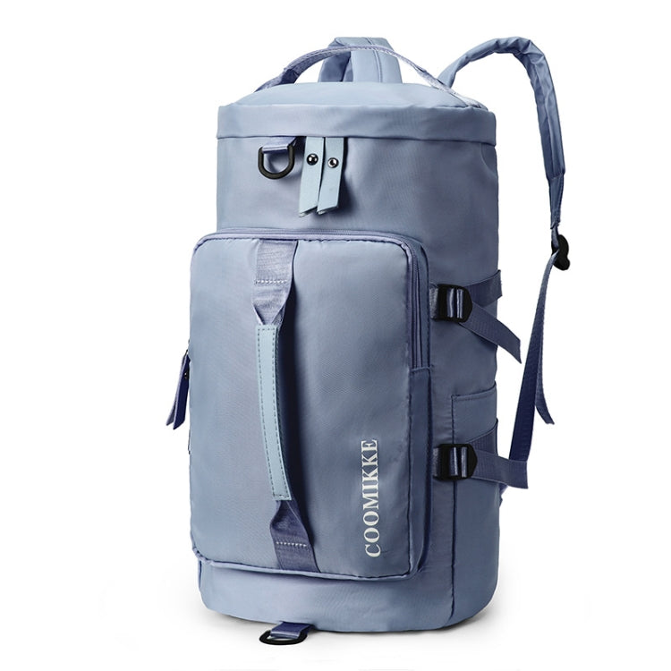 Multifunctional Travel Backpack Large Capacity Portable Drum Bag Sports Bag(Blue)