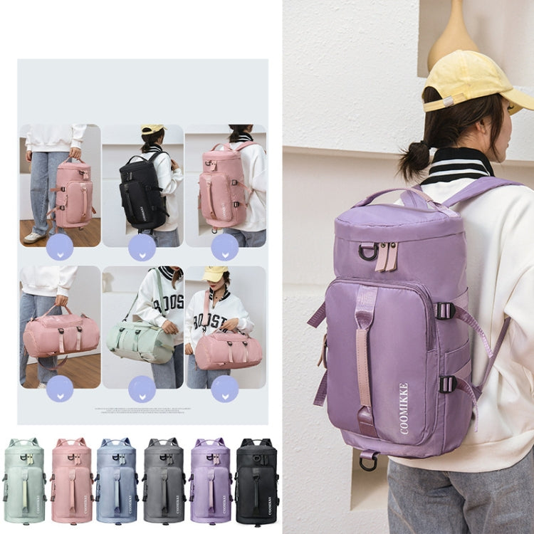 Multifunctional Travel Backpack Large Capacity Portable Drum Bag Sports Bag(Black)